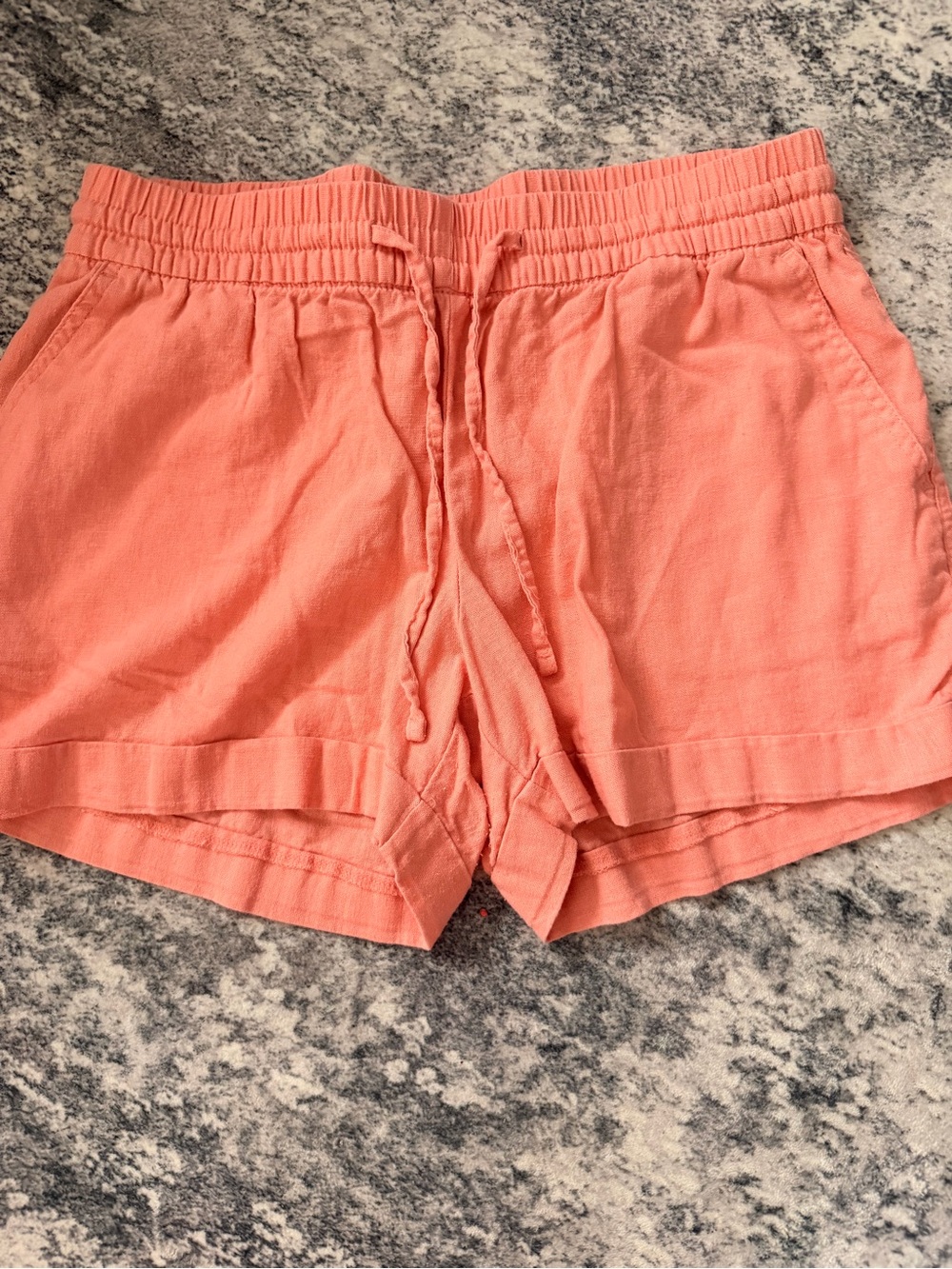 Old Navy Coral Drawstring Athletic Shorts